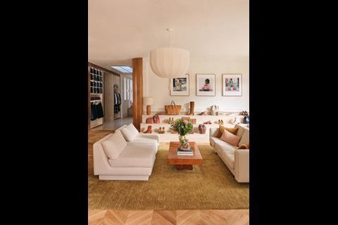 Accessories and interior on display at Sézane, Marylebone High Street